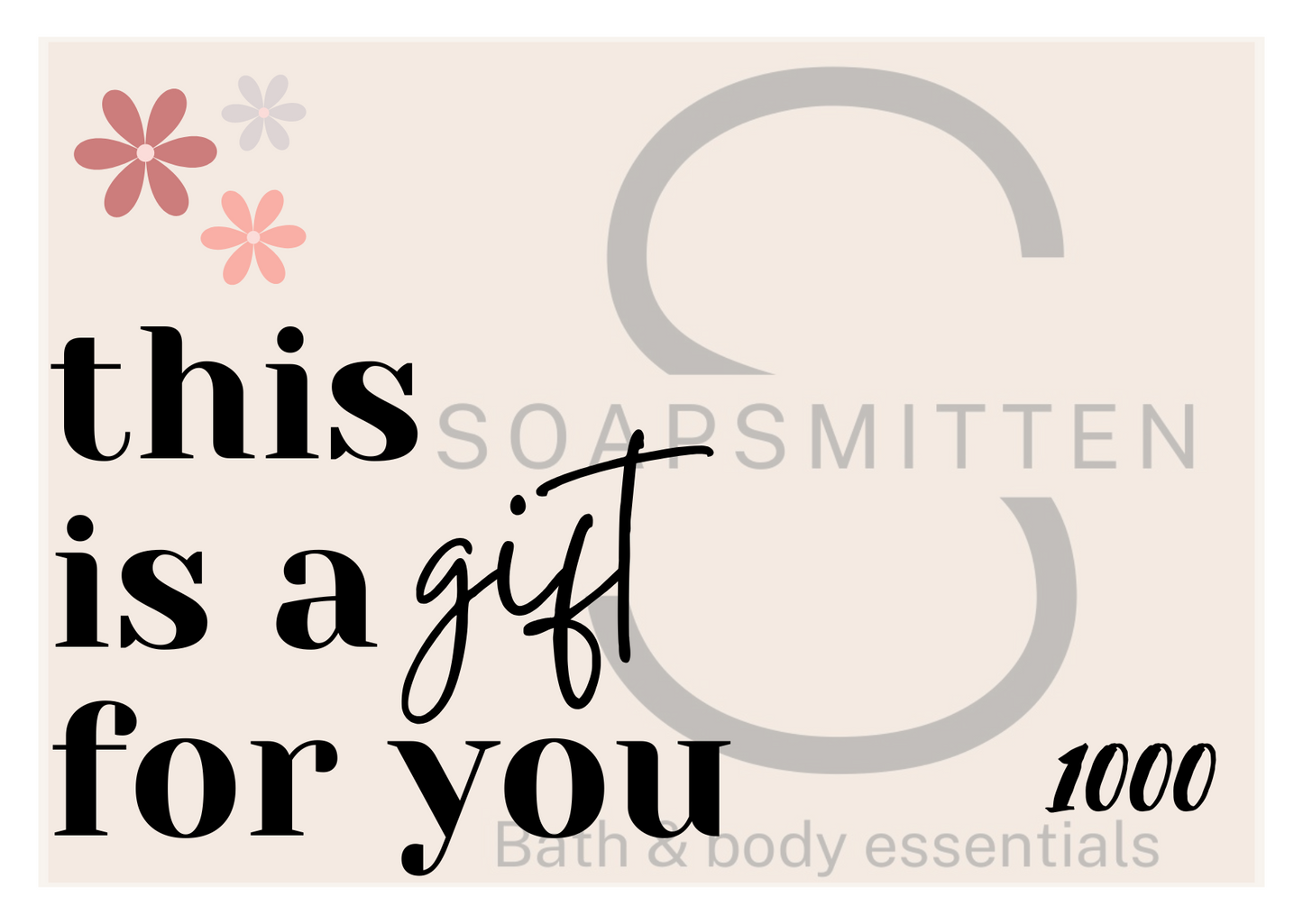 SoapSmitten Gift Card